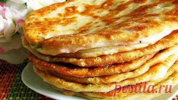Лепешки на кефире с начинкой: быстро, просто, аппетитно | Вкусно каждый день | Яндекс Дзен