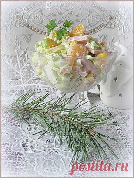Салат &quot;Новогодний&quot; - простой рецепт вкусного салата!.
