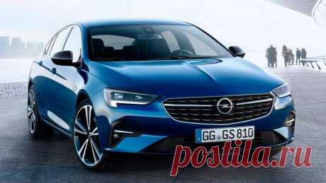 Обновленные лифтбек и универсал Opel Insignia 2020