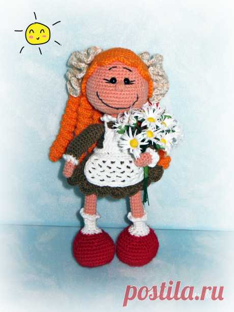 PDF Школьница. FREE amigurumi crochet pattern. Бесплатный мастер-класс, схема и описание для вязания игрушки амигуруми крючком. Вяжем игрушки своими руками! Куколка, кукла, doll, puppet, puppe, marioneta, fantoche. #амигуруми #amigurumi #amigurumidoll #amigurumipattern #freepattern #freecrochetpatterns #crochetpattern #crochetdoll #crochettutorial #patternsforcrochet #вязание #вязаниекрючком #handmadedoll #рукоделие #ручнаяработа #pattern #tutorial #häkeln #amigurumis #dolls