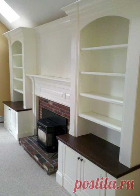 Fireplace Built Ins - Traditional - Family Room - boston - by Custom Home Finish