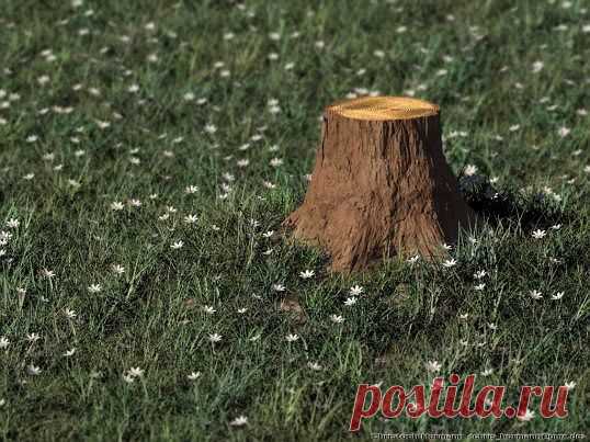 Как удалить пень?