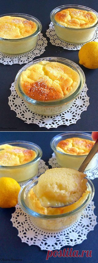 Lemоn custard cakes по рецепту Марты Стюарт из книги "Everyday Food"