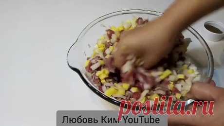 Пирог с мясом.Очень вкусное тесто.Без дрожжей.Готовьте сразу два.