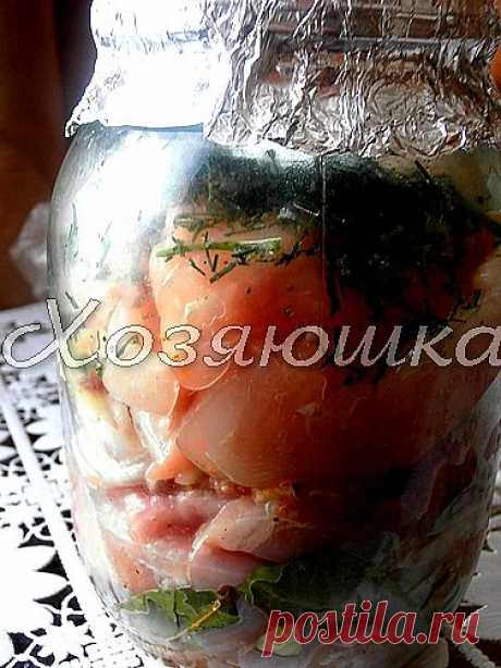 Хозяюшка. Кушать подано! - Курица в банке