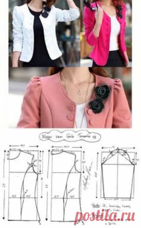 blazer остальные расмеры тут https://www.marlenemukai.com.br/2015/06/29/blazer-sem-gola/