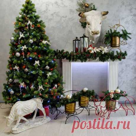 Элементы декора — символы года быка