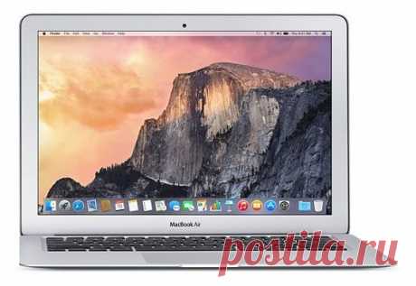 Купить Ноутбук Apple MacBook Air 13 Dual-core i5 1.6GHz/4GB/128GB flash/HD Graphics 6000 Early 2015 MJVE2 | интернет-магазин Компьютер Плаза