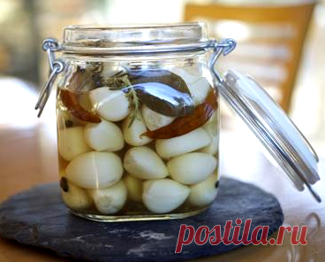 Чеснок маринованный классический