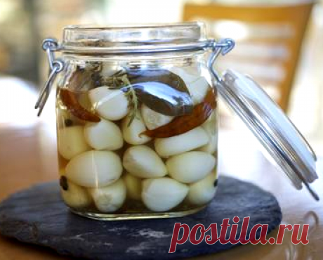 Чеснок маринованный классический