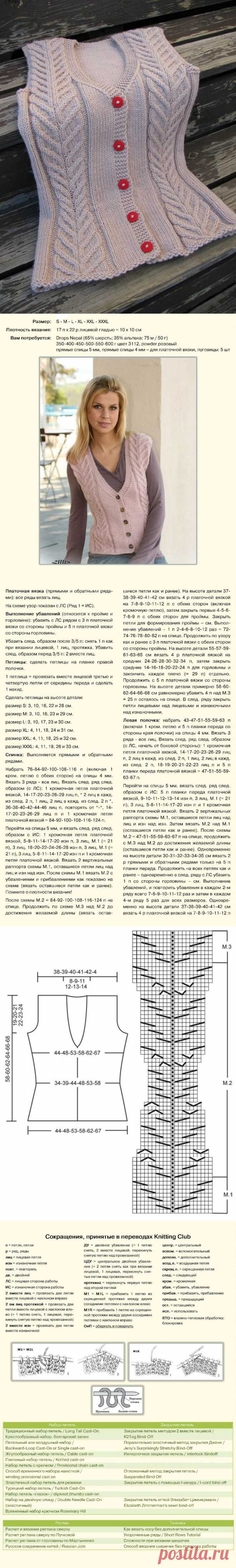 Жилет с косами | Шкатулочка для рукодельниц