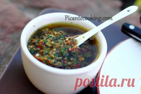 Чимичурри – аргентинский соус к мясу | Picantecooking