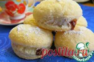 Пышечки "Лень лепить" с бананом и шоколадом - кулинарный рецепт
