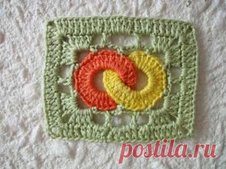 Прямоугольник с кольцами Rectangle with rings
