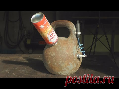 Самодельная гиря 16 кг