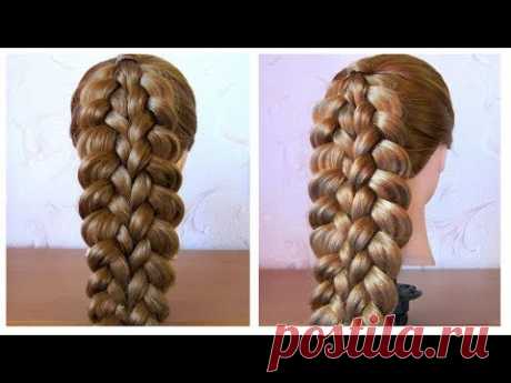 Tuto coiffure simple: belle coiffure facile à faire cheveux long/mi long ♡ Easy Braid Hairstyle