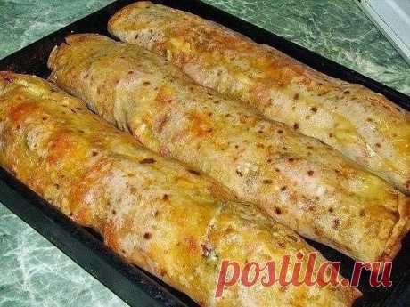 Лаваш с мясной начинкой