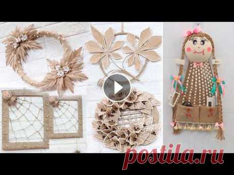 10 Jute Wall Hanging Craft Ideas - Best Compilation - Jute Decor ► Subscribe HERE:...