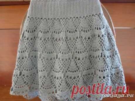Ажурная юбка крючком | Mom's Page