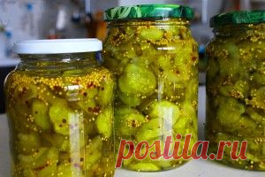 Пряные огурцы на зиму (пикули)