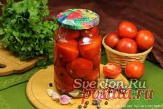 Сладкие помидоры с ОЧЕНЬ вкусным рассолом со вкусом томатного сока