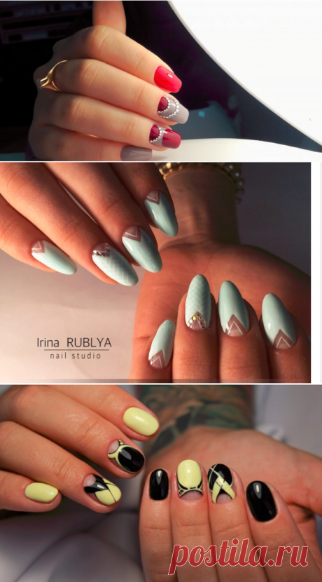 Красивый лунный маникюр 2018-2019 - модные идеи и фото новинки   | Beautylooks