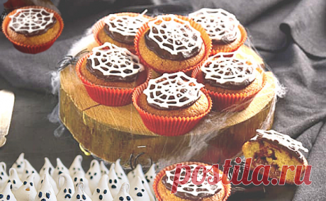 Миндальные кексы с забавными украшениями для тематической вечеринки | ChocoYamma | Яндекс Дзен