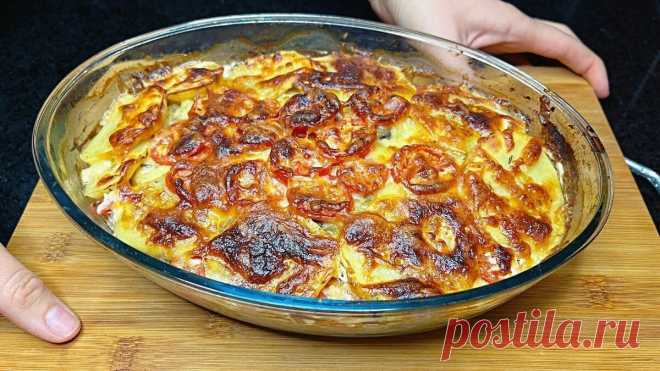 Запеканка за 15 минут, не считая духовки. Мяса в ней нет, но наедаешься вдоволь То, чем я сто процентов могу накормить всю семью (с нашими различными предпочтениями) и это точно съедят и наедятся — картошка. Что только из неё не готовила, и каждый раз всё до последней крошки!