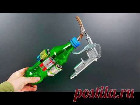 Идея изготовления краскопульта из бутылки/An idea of making a paint spray gun - YouTube