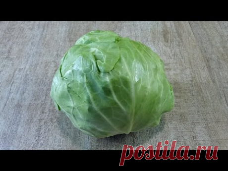 Новый Вкуснейший Салат из Капусты! До чего же Вкусный, Хочется съесть весь! ЭТО ПРОСТО БОМБА!!!