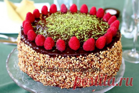 Шоколадно-малиновый торт | Picantecooking