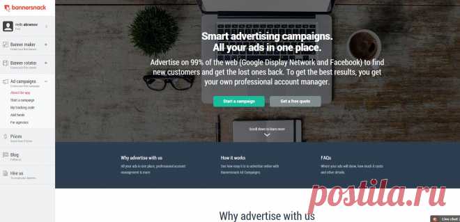 All your ads in one place. Smart display advertising campaigns.
Professional banner maker app for designers & marketers | Bannersnack
Over 2,000,000 people trust us
Bannersnack launched in 2008 as an online app especially designed for making banner ads. Our users create ~2000 new banners every day.