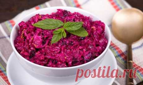 Вкусный салат из свеклы — на радость детям и взрослым | Город поваров