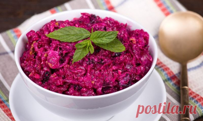 Вкусный салат из свеклы — на радость детям и взрослым | Город поваров
