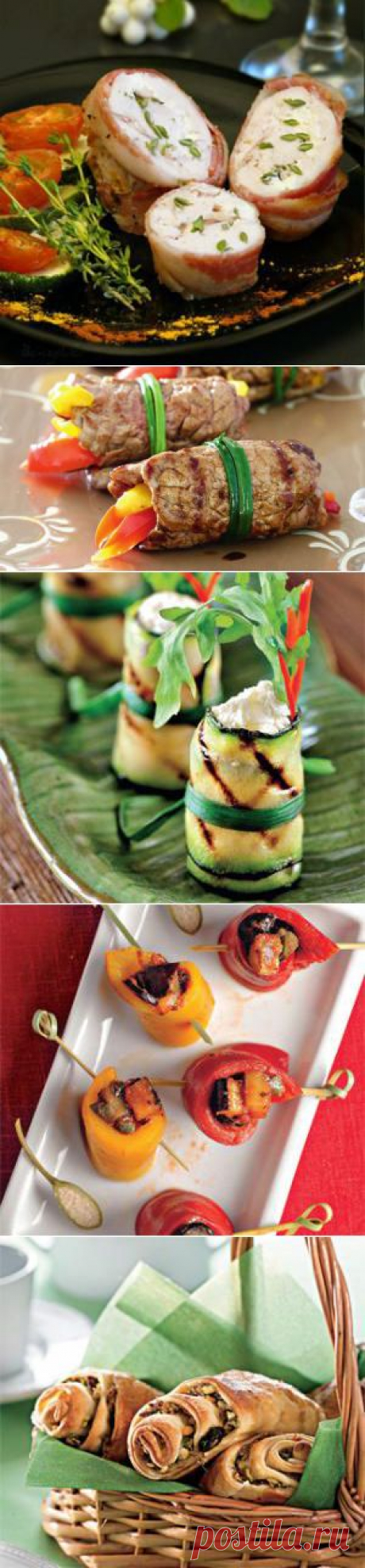 Рулеты для фуршета на Gastronom.ru