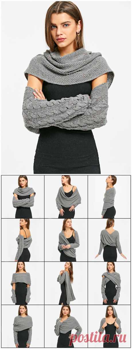 Up to 68% OFF! Cable Knit Convertible Sweater. #Zaful #sweater Zaful, zaful outfits, fashion, style, tops, outfits, blouses, sweatshirts, hoodies, cardigan, turtleneck,cashmere,cashmere sweater sweater, cute sweater, floral sweater, cropped hoodies, pearl sweater, knitwear, fall, winter, winter outfits, winter fashion, fall fashion, fall outfits, Christmas, ugly, ugly Christmas, Thanksgiving, gift, Christmas hoodies, Black Friday, Cyber Monday @zaful Extra 10% OFF Code:ZF2017