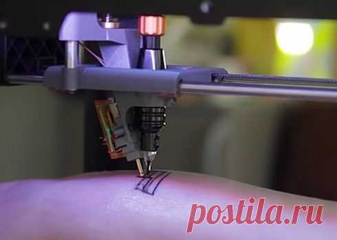 Шедевр от французских дизайнеров — превращение 3D-принтера в автоматический татуировочный аппарат