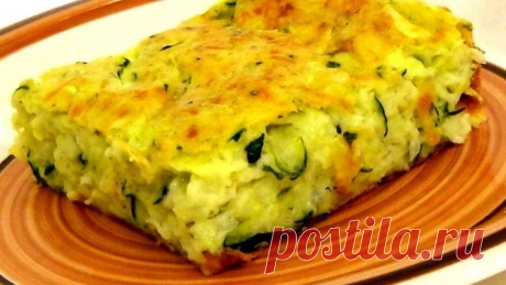Кабачки больше не залеживаются. Готовлю из них пирог с сыром. Вкусно и у плиты стоять не надо |... Рецепт пирога из кабачка и сыра. Готовится быстро и просто из обычных ингредиентов
