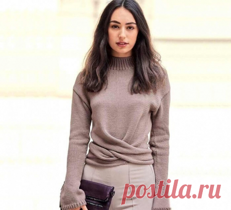 Стильный, элегантный кашемировый пуловер
