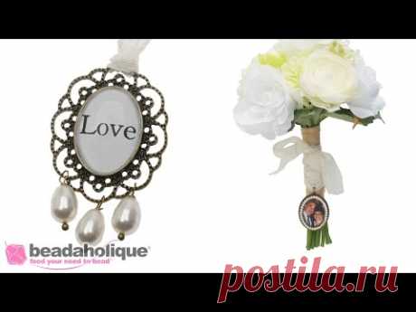 How to Make Bridal Bouquet Charms to Personalize Your Wedding