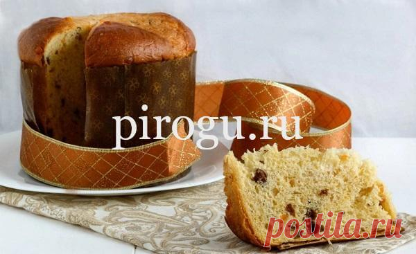Итальянский кулич Панеттоне: пасхальный рецепт с фото