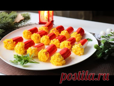 Вкуснейшие ПЕТАРДЫ! Моя лучшая закуска из крабовых палочек - рецепты на праздничный стол!