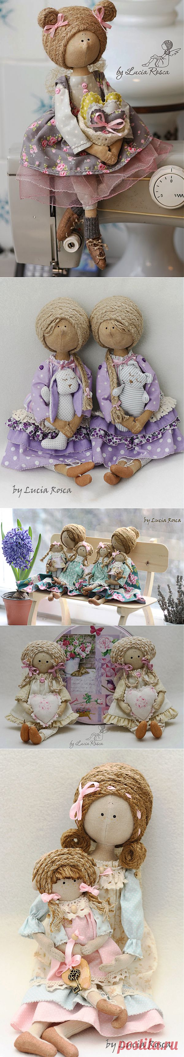 Чудесные интерьерные куклы Lucia Rosca.