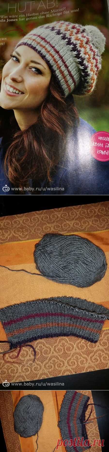 Осень наступила и у нас,пора вязать шапку,кто со мной? Часть 2 / Вязание спицами / Вязание спицами для начинающих