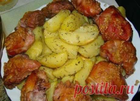 Вкуснейшая курочка в духовке