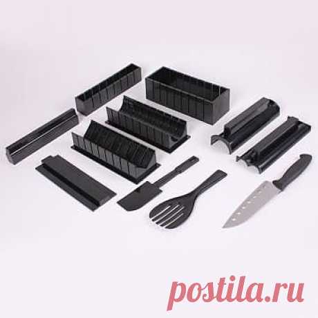 Научитесь готовить традиционное блюдо японской кухни, роллы, быстро и с удовольствием. Набор «Мидори» вам в этом поможет.
 Входящие в комплект формы для квадратных и круглых роллов 2 размеров, треугольная и форма в виде сердечка позволяют вам разнообразить внешний вид ваших роллов.