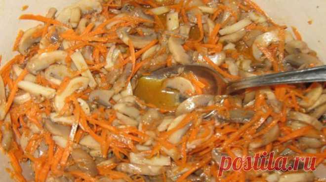 Грибы по-корейски за сутки