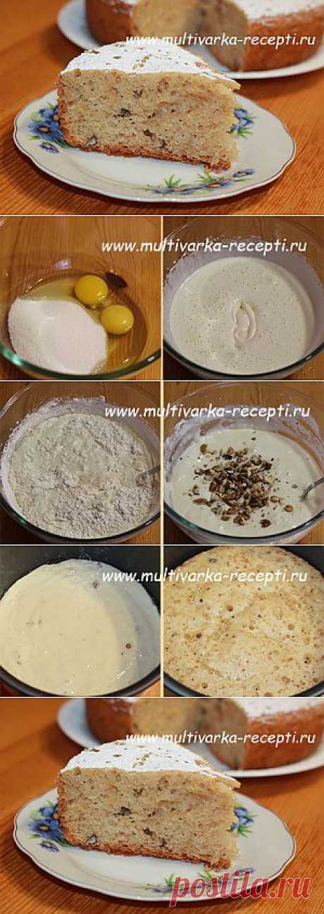 Кекс на майонезе в мультиварке |
