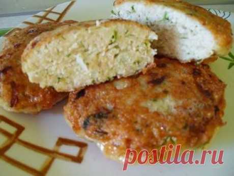 Котлеты из куриного фарша с манкой, пышные и нежные
