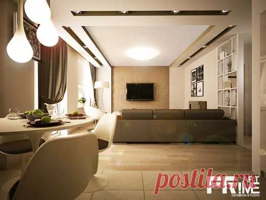 квартира студия в современном стиле — Интерьеры квартир, домов — MyHome.ru